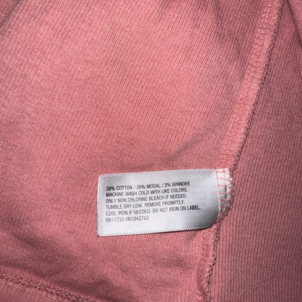 A New‎ Day Pink Ribbed Long Sleeve Top - Picture 4 of 7
